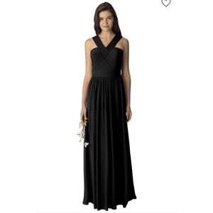 NWT - Bill Levkoff Floor Length Black Dress